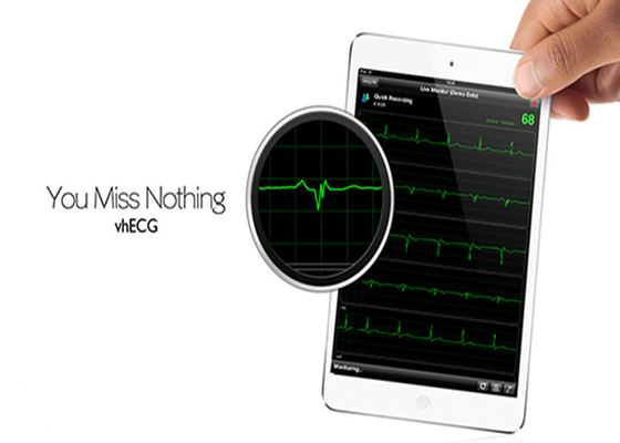Hand Held Bluetooth Medical EKG Heart Monitor , Mobile Phone ECG