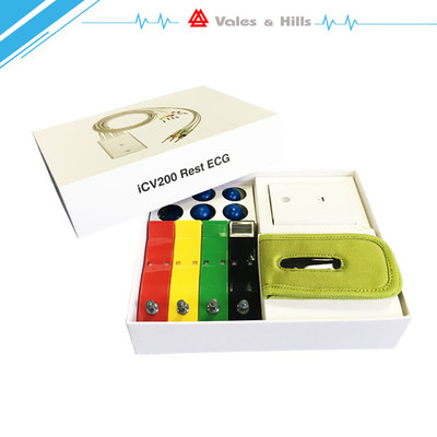 Stillstehende Art Kanal IPad ECG des Standard-12 Maschine mit Zubehör