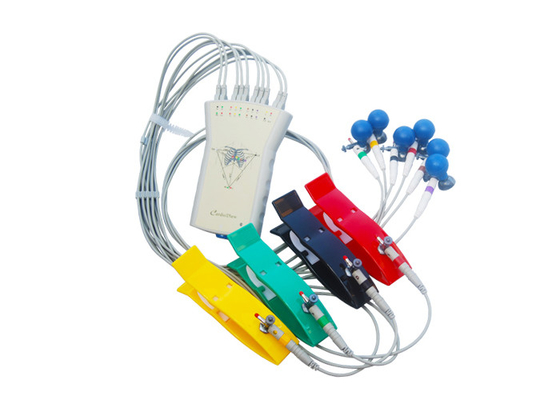 Maschine Digital ECG zu PC basiertem ECG-Hersteller mit grauer Erwerbs-Kasten benutztem Arbeitsplatz