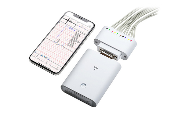 Überwachungs-Gerät Iphone Ecg weißer Plactis-Recorder mit drahtlosem Bluetooth