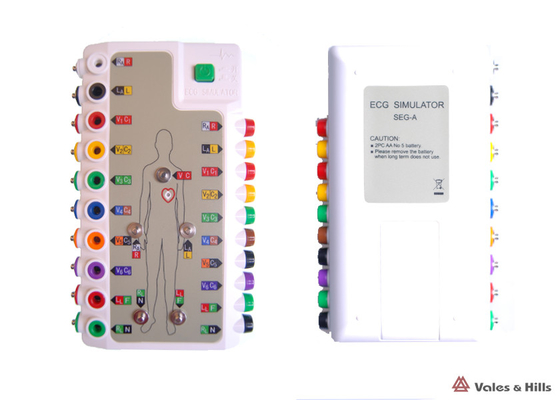 ABS Plastik-ECG Simulator-weißer Detektor für drahtlose Bluetooth Verbindung IOS