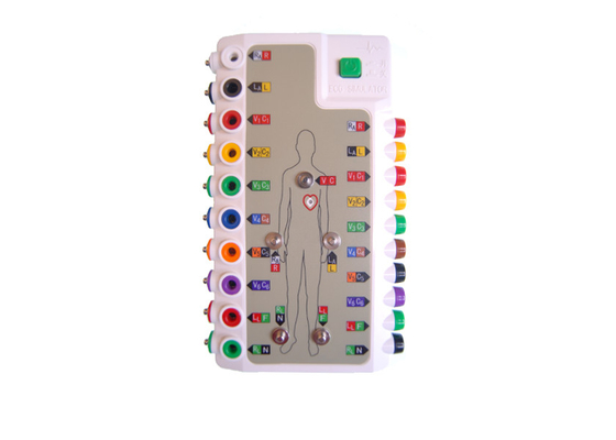 Geduldiger Simulator IOS Bluetooth Verbindungs-ECG für Vorhofflimmern-Weiß-Monitor