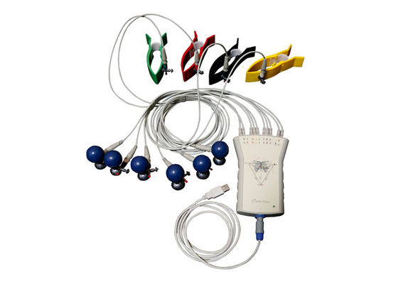 12 Führung Hand-Ecg-Monitor tragbare Eeg-Maschine mit Entschließung 0.4uV