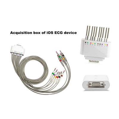 Intelligente Führung Simultenaous 12 stillstehende Maschine Verstärker-IOS Bluetooth ECG