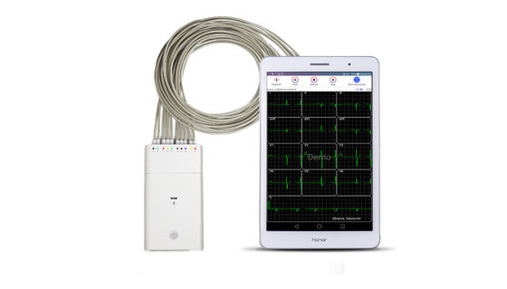 Weiße Maschine ECG-Signal-Recorder Andriod-System-Bluetooth ECG